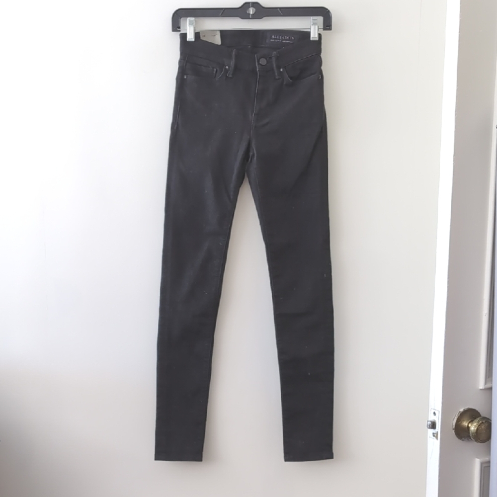 All Saints Grace skinny fit mid rise jeans nwt size 24